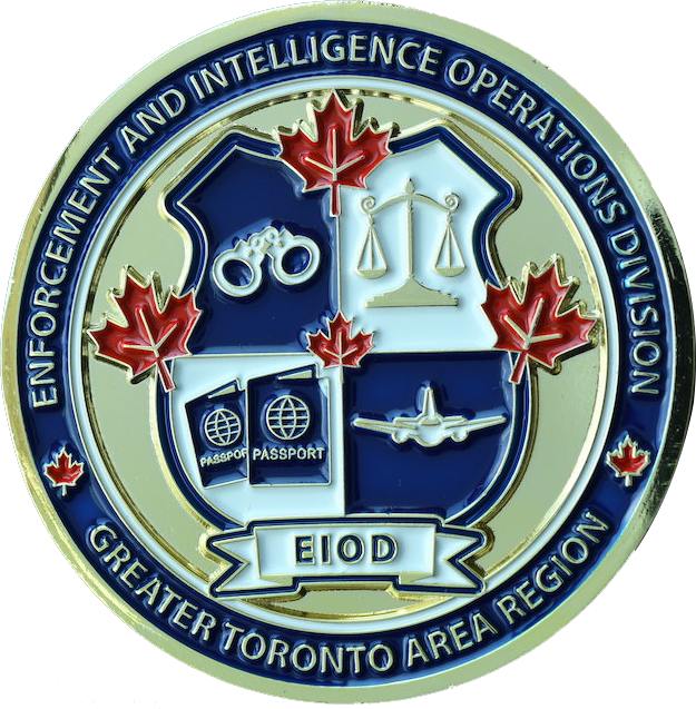 Canada cbsa challenge coin