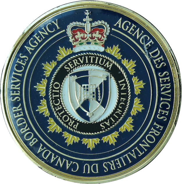 Canada cbsa challenge coin