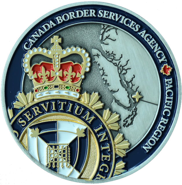 Canada cbsa challenge coin