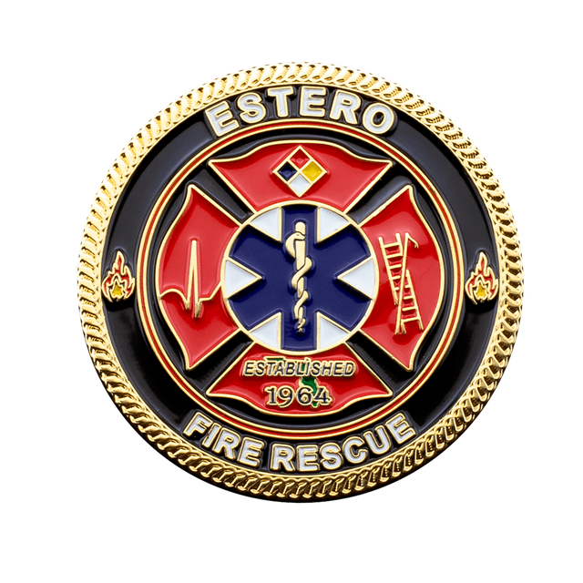 Firefighter Challenge Coins