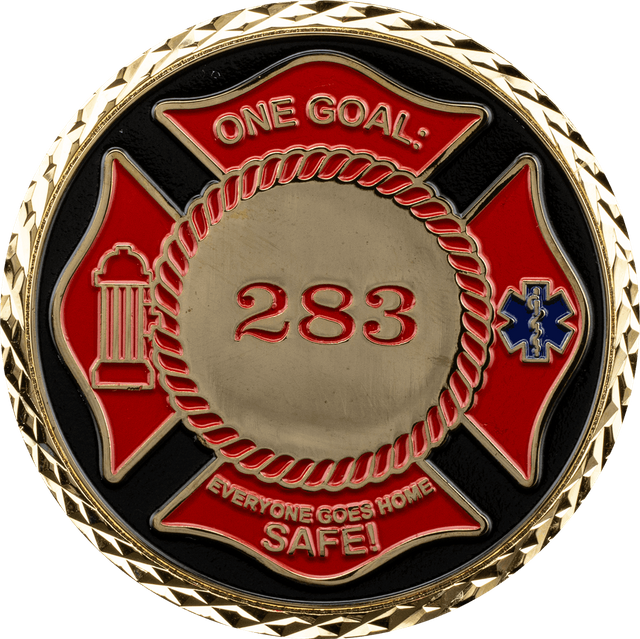 Firefighter Challenge Coins
