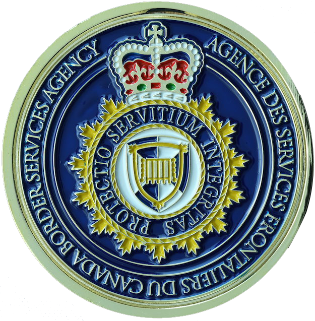 Canada cbsa challenge coin