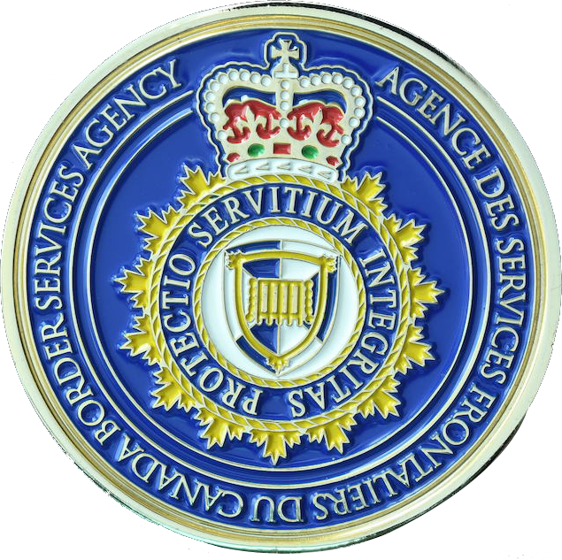 Canada cbsa challenge coin