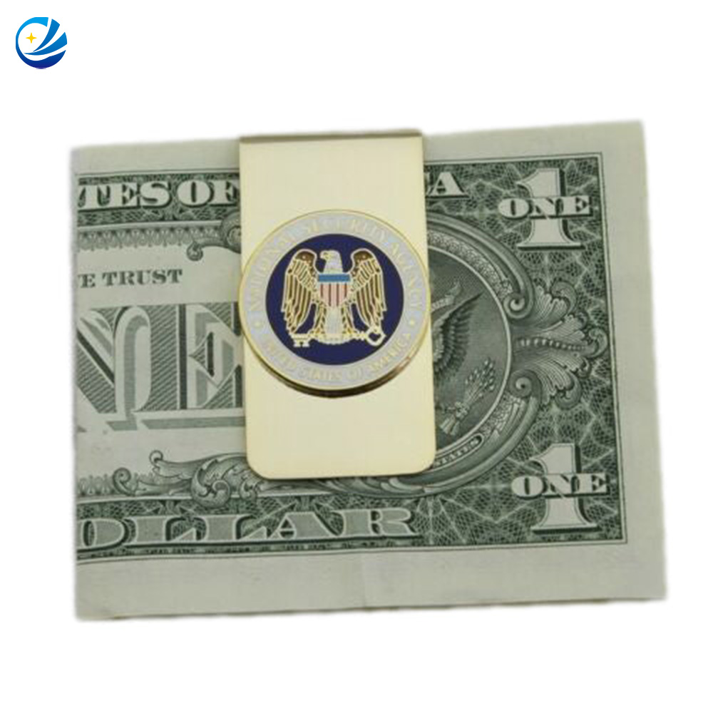 US NSA National Security Agency Badge Money Clip 