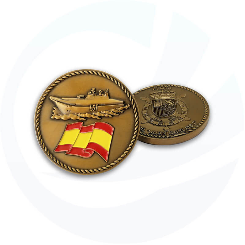 Plated Bronze Military Coins