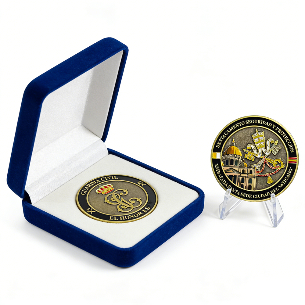 Spain challenge coin
