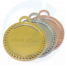Throhies Medal Medallas Deportivas Medal Key Gold Ribbon Customization Blank Football Trophies Sports Metal Custom Medal