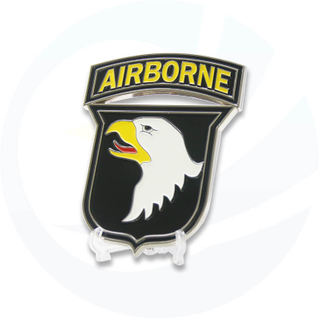 metal eagle black Military Police Badge