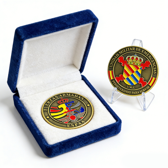 Spain challenge coin