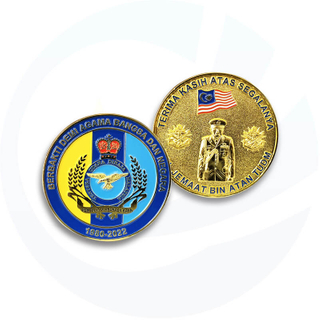 Custom 3D Military Gold Challenge Coins