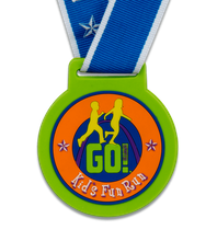 cheap rubber custom award soft pvc customized kids sport souvenir recycled plastic medals