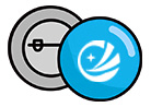 custom button badge
