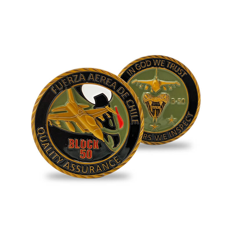 Custom Malaysia Military Air Force Challenge Coin