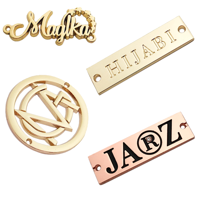 custom metal label 
