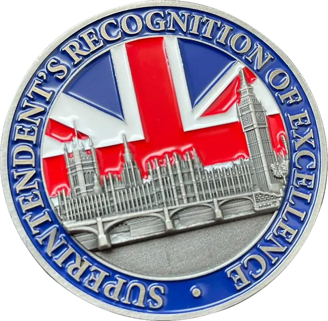 Britain challenge coin