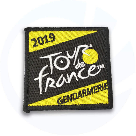 Bag Large Orange Embroidered Patches