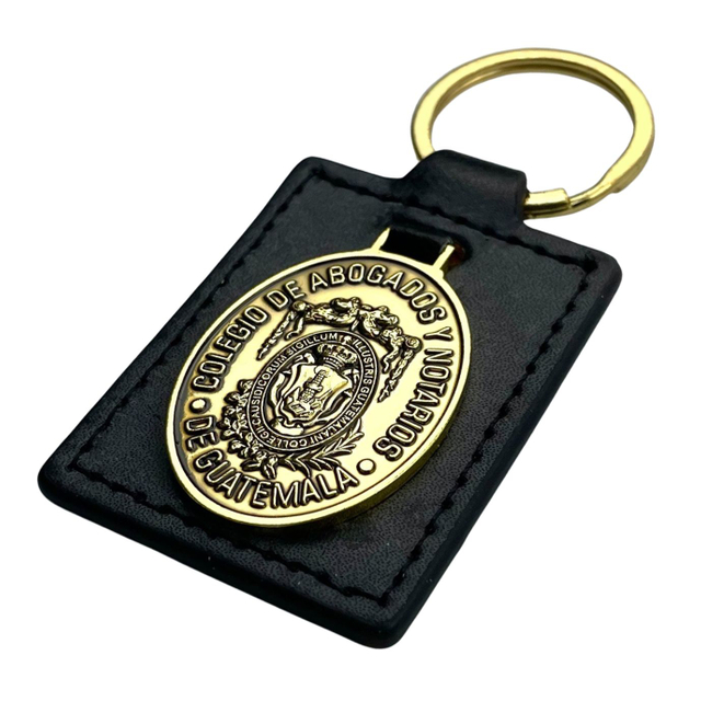 custom leather keychain