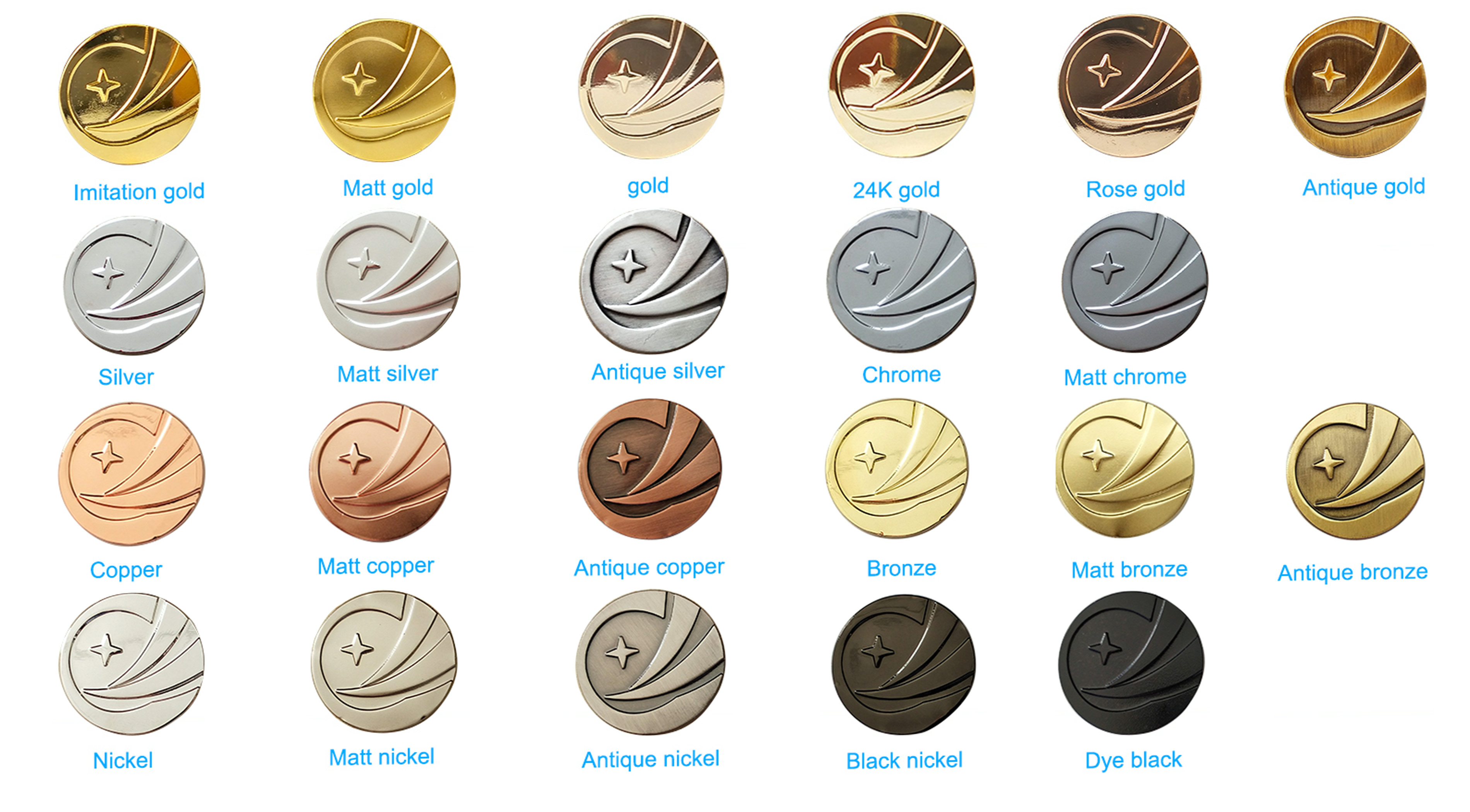Electroplating color selection