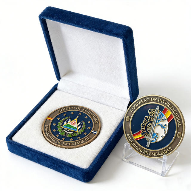 Spain challenge coin