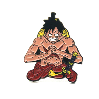 Hot Sale Japanese Cartoon Character One Piece Luffy ZORO Anime Pin Brooch