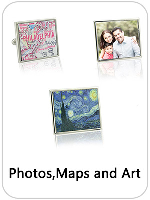 custom cufflink and tie clip Photos,Maps and Art