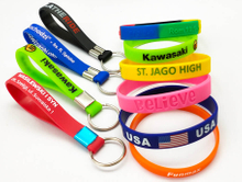 Silicone Wristband Key chain