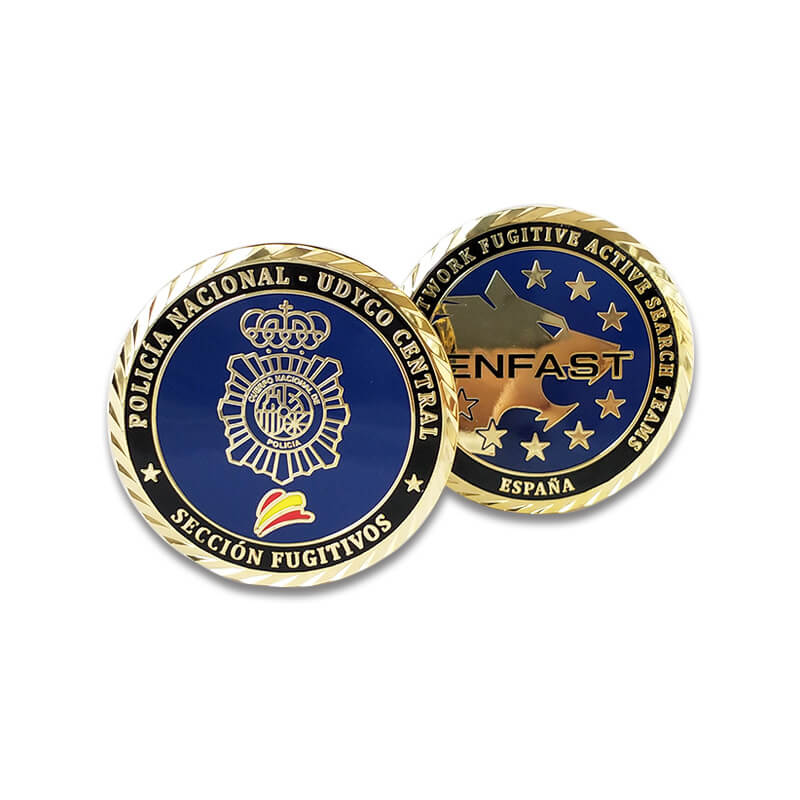 Maker Custom Metal Printing Epoxy Military Air Force Challenge Coin